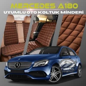 Mercedes A180 Kahverengi Renk Tay Tüyü Cepli & Terletmez Sırtlı Oto Koltuk Minder Seti - Koltuk Koruma Kılıfı (ÖN & ARKA TAM SET) thumbnail 1