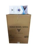 Ant Beyaz Ventilli FFP2 NR Toz İş Güvenlik Sanayi Boya Konik Maske - 25 Adetlik 18 Paket / Koli thumbnail 1