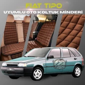 Fiat Tipo Kahverengi Renk Tay Tüyü Cepli & Terletmez Sırtlı Oto Koltuk Minder Seti - Koltuk Koruma Kılıfı (ÖN & ARKA TAM SET) thumbnail 1