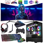 i5 13400F 16GB DDR4 512GB M2 8GB RTX4060 Çift 24" Monitörlü Oyun Bilgisayarı (Gaming SET) - 1