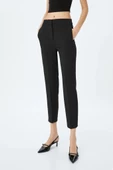 Koton Slim Fit Yüksek Bel Cepli Cigarette Kumaş Pantolon - 3