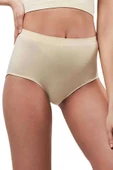 Elite Lite Kadın Yüksek Bel Dikişsiz İz Yapmaz Slip Külot Ten 811 thumbnail 1