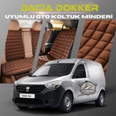 Dacia Dokker Kahverengi Renk Tay Tüyü Cepli & Terletmez Sırtlı Oto Koltuk Minder Seti - Koltuk Koruma Kılıfı (ÖN & ARKA TAM SET) thumbnail 1