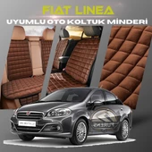 Fiat Linea Kahverengi Renk Tay Tüyü Cepli & Terletmez Sırtlı Oto Koltuk Minder Seti - Koltuk Koruma Kılıfı (ÖN & ARKA TAM SET) thumbnail 1