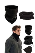 Polar Unisex İpli Bere ve Boyunluk Siyah - 6