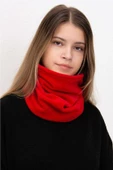 Polar Unisex İpli Bere ve Boyunluk Kırmızı - 3
