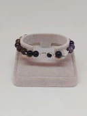 Doğal Taş Nazar Ve Kötü Enerjiden Korunma Bilekliği 8mm Unisex (55768) - 2