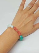 Doğal Taş Aşk-Sevgi Çekmek İçin Bileklik 8mm Unisex (55770) - 3