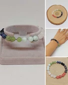 Doğal Taş Huzur-Mutluluk Bilekliği 8mm Unisex (55766) thumbnail 1