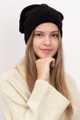 Polar Unisex İpli Bere ve Boyunluk Siyah - 5