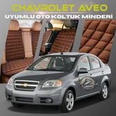 Chevrolet Aveo Kahverengi Renk Tay Tüyü Cepli & Terletmez Sırtlı Oto Koltuk Minder Seti - Koltuk Koruma Kılıfı (ÖN & ARKA TAM SET) thumbnail 1