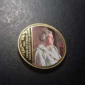 Escoines Koleksiyon 1952-2012 Kraliçe Elizabeth Elmas Yıldönümü JUBİLEE Hatıra 30.7Gram 40mm thumbnail 2