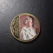 Escoines Koleksiyon 1952-2012 Kraliçe Elizabeth Elmas Yıldönümü JUBİLEE Hatıra 30.7Gram 40mm thumbnail 4