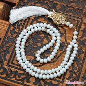 Hediyelik Şal, Kadife Kaplı Kuran-ı Kerim, Tesbih, Esanslı Ahşap Kutulu Set - 5
