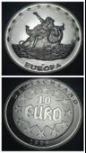 Escoines Koleksiyon 39963676dadb09a8ab 1996 Almanya 10Euro Europa Hatıra madeni para 26.2Gram 40mm thumbnail 1