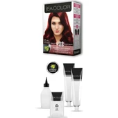Sea Color 2 Tüp Krem Saç Boyası Seti Amazon Kızılı No:55.46 - 1