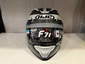 KASK HJC F71 BARD MC5 SİYAH/BEYAZ - 2