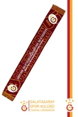 Galatasaray Orijinal Lisanslı Akrilik Şampiyon Galatasaray Atkı Aslan Baskılı Ahşap Kutulu - 2