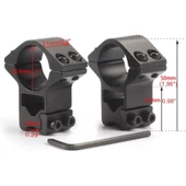 25.4 Mm Dürbün Için 11mm Yüksek Havalı Ayağı - 2