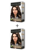 2X2 Tüp Krem Saç Boyası Seti Koyu Kumral No:6.0 thumbnail 1