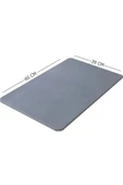 TİNEKE  Su Emici Paspas Şık Tasarım Abdest Paspası Kaymaz Taban Diyatom 40X60 Cm  Paspas - 3