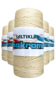 5 Adet Polyester Makrome İpi 270 Krem 100 gr - 1