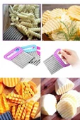 Pratik Cips Chopper Şekilli Sebze Meyve Ve Gıda Dilimleyici - 2