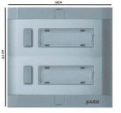 Aluminyum 2li Zil Butonu Işıksız Hpsiz Yenişark - 2