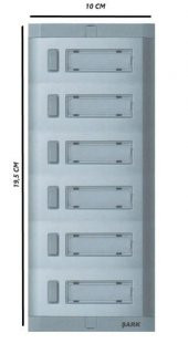 6lı Aluminyum Zil Butonu Işıklı Hpsiz Yenişark - 2