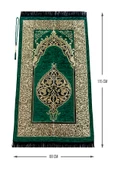 Tek Parça Namaz Elbisesi - Seccade - Tesbih - İbadet Seti - Haki - 7