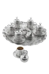 Yonca Yuvarlak 6'lı Kahve Seti Kutulu 113-A-K-11 thumbnail 1