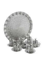 Yonca Yuvarlak 6'lı Kahve Seti Kutulu 113-A-K-11 thumbnail 3