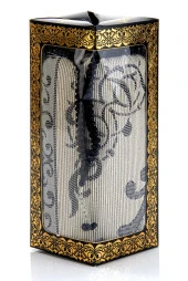 Özel Hediyelik Kutulu Seccadeli Tesbihli Set Siyah thumbnail 5