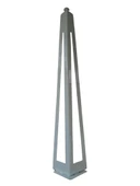 1 ADET BEYAZ RENKLİ 72 CM DEKORATİF MASA AYAĞI - 1