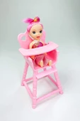 Mama Sandalyeli Parmak Bebek 16 cm - 1