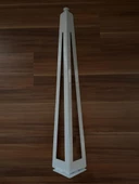 1 ADET BEYAZ RENKLİ 72 CM DEKORATİF MASA AYAĞI - 2