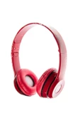 Kırmızı Kulak Üstü Portatif Katlanır Stereo Kulaklık - 2
