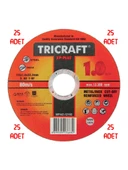 25 ADET 115LİK KIL KESİCİ/INOX METAL KESİCİ TAŞ(115X1.0X22.2MM) - 1