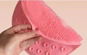Pratik Yuvarlak Vantuzlu Banyo Sırt Kese Matı 26 Cm - 4