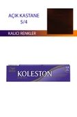Single Tüp Boya Saç Boyası Açık Kestane 5/4 - 1
