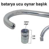 Endüstriyel Ve Spiralli Mutfak Evye Bataryası El Duşu-batarya Boru Ucu Başlığı 2fonksiyonlu thumbnail 4