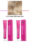 2 li Set Premium 12.01 Yoğun Küllü Süper Açıcı - Kalıcı Krem Saç Boyası 2 X 50 g Tüp - 1