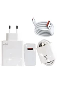 Type-C 67w (Watt) Ultra Hızlı Şarj Aleti Adaptör Kablo Set thumbnail 1