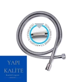 Çelik Örgülü Kopmaz Dolanmaz Banyo Duş Spiral Hortumu thumbnail 1