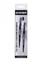 Promani Unisex Siyah Kaş Usturası 2'li - 2