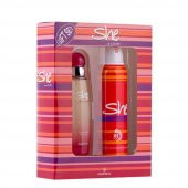 She Is Love Edt 50 ml Kadın Parfüm Ve 150 ml Deodorant Set 8690973029157 - 1