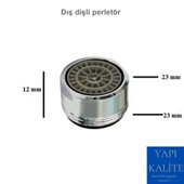 Batarya Ucu Su Akış Perletörü Dış Dişli thumbnail 2