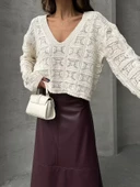 Ekru v yaka triko kazak - 1