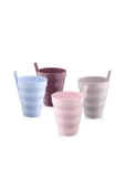 Poşetli Pipetli 3'lü Bardak Ur 3181 - 1