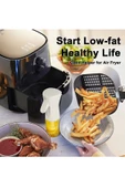 Zeytinyağı Limon Cam Sprey Şişesi Cam Yağ Püskürtücü Yağdanlık Airfryer Tasarruf 200 ml - 2